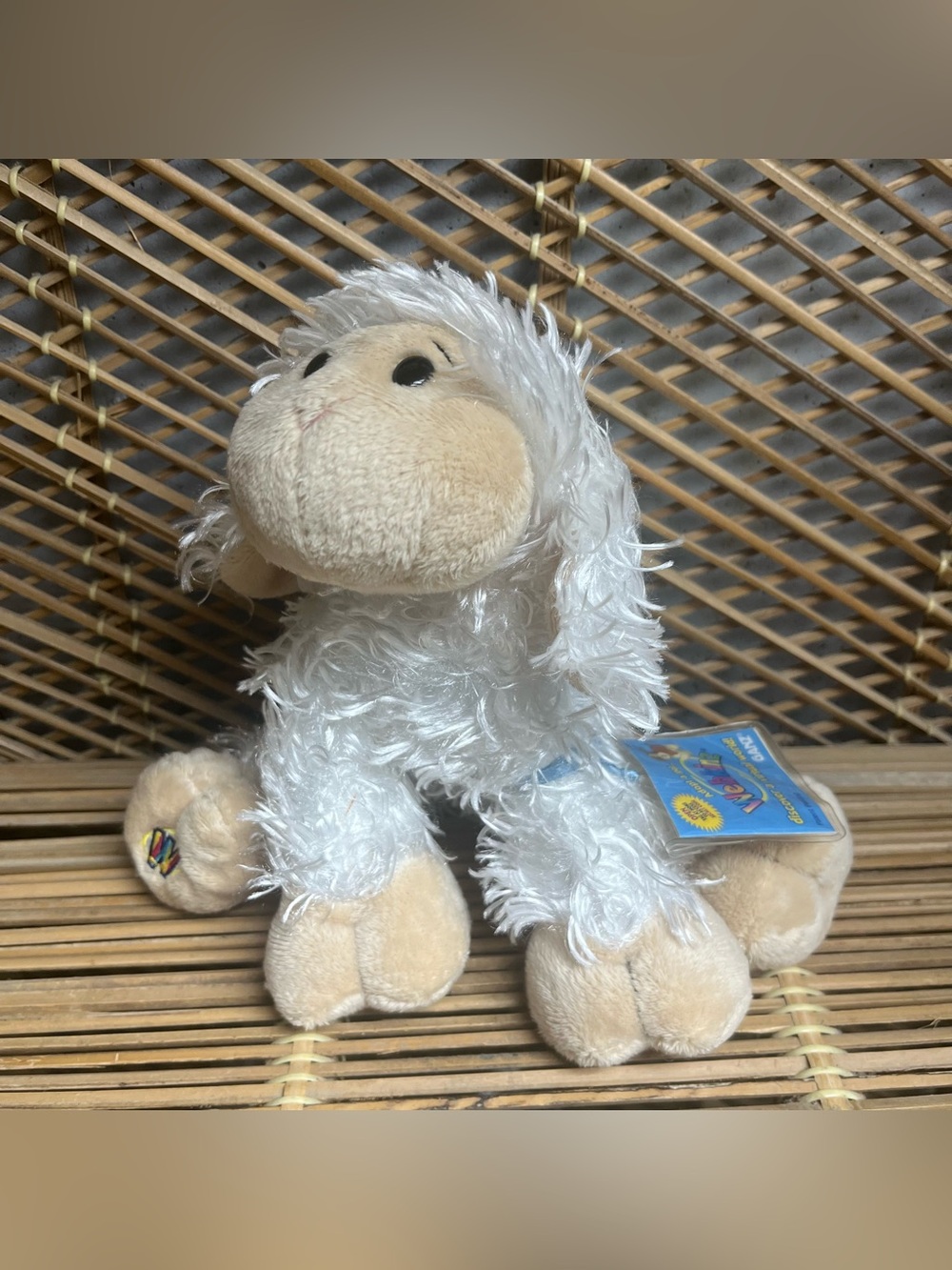 Ganz Webkinz White Lamb Stuffed Animal Plush Toy 8" NWT With Sealed Code
